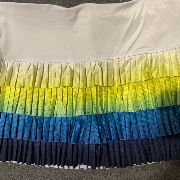 Lucky in Love Vibrant Pleated Mini Skirt - Picture 3 of 6